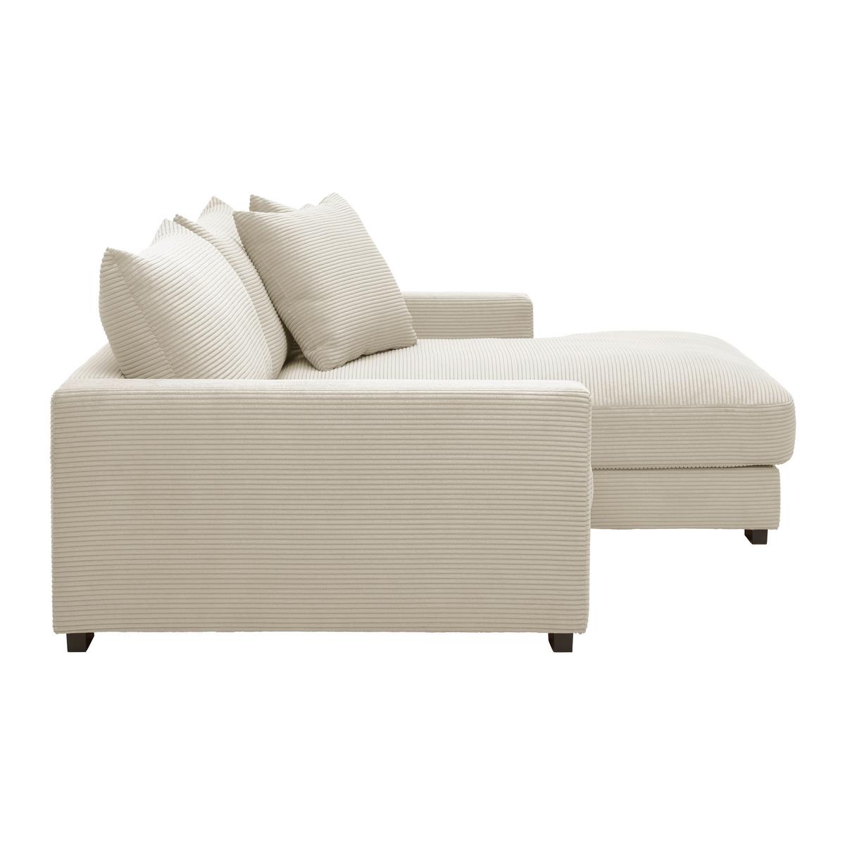 Kutna Garnitura Pedro - krem, Moderno, tekstil (265/83/180cm) - Mömax