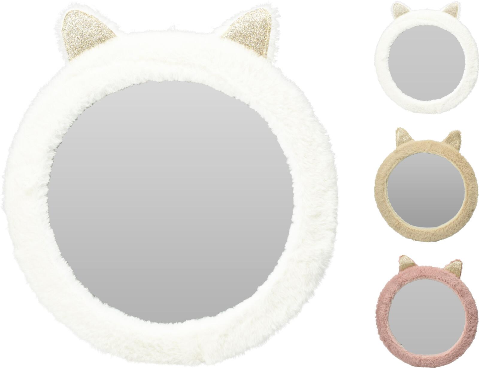 Tükör Kids Collection - pink/homokszínű, Üveg (31cm)