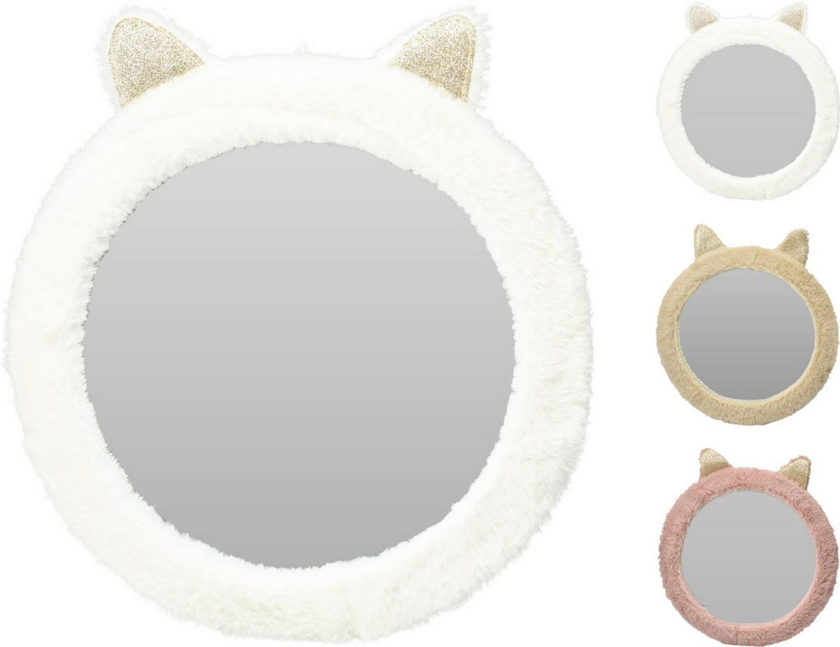 Tükör Kids Collection - pink/homokszínű, Üveg (31cm)