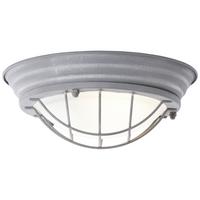 Deckenleuchte Typhoon Grau max. 30 Watt - Grau, KONVENTIONELL, Glas/Metall (29/10cm) - Brilliant