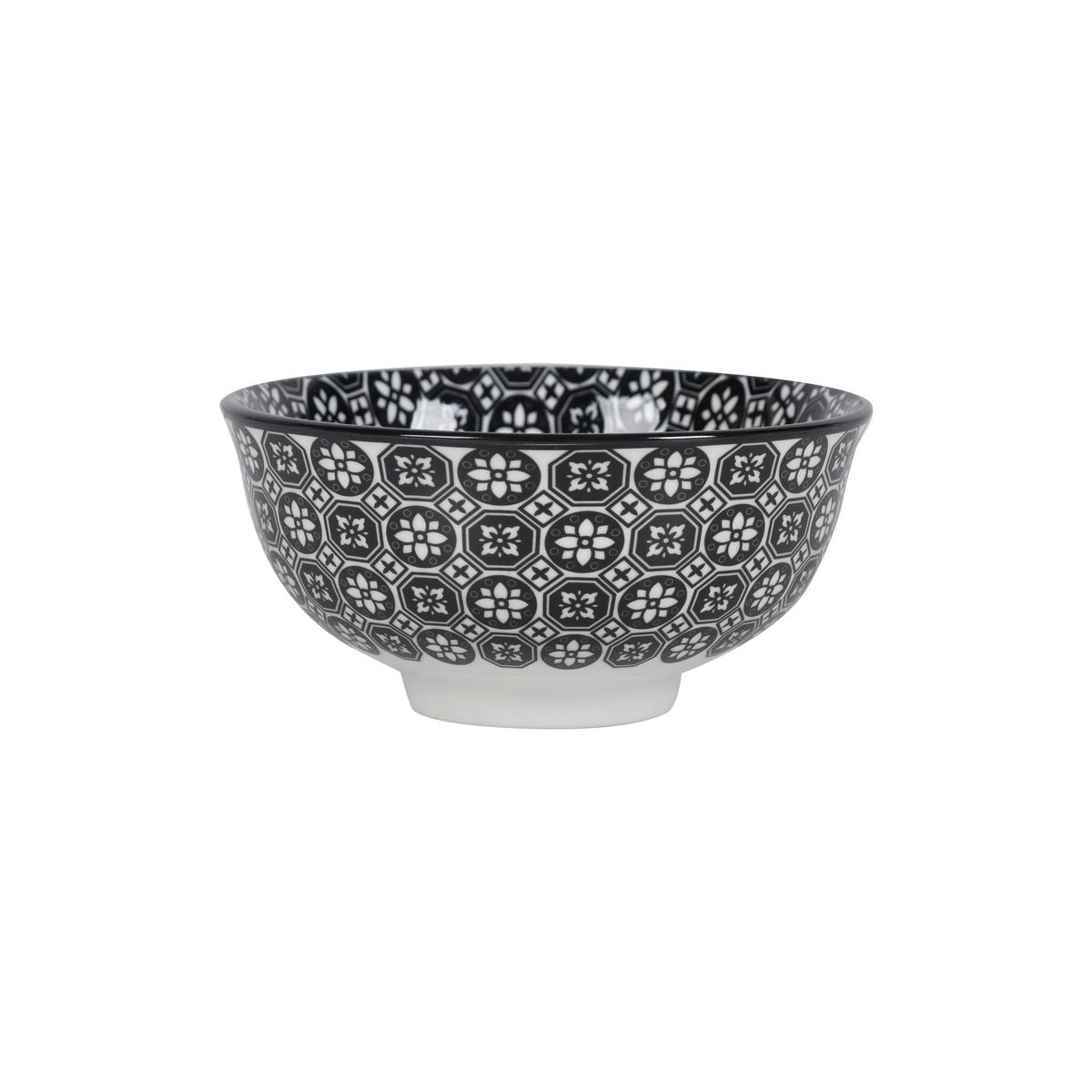 Dipschale Shiva Schwarz/Weiß - Schwarz/Weiß, LIFESTYLE, Keramik (11,7/5,6cm) - Mömax