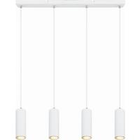 Hängeleuchte Witmo2 Weiß max. 35 Watt - Weiß, KONVENTIONELL, Metall (65/6/120cm)