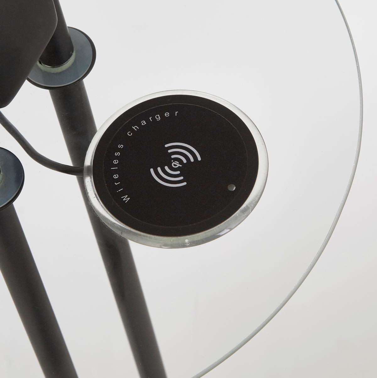 Led Mennyezetvilágító Lámpa Eu32019bk - fekete, Basics, üveg/fém (25.4/29/177cm)