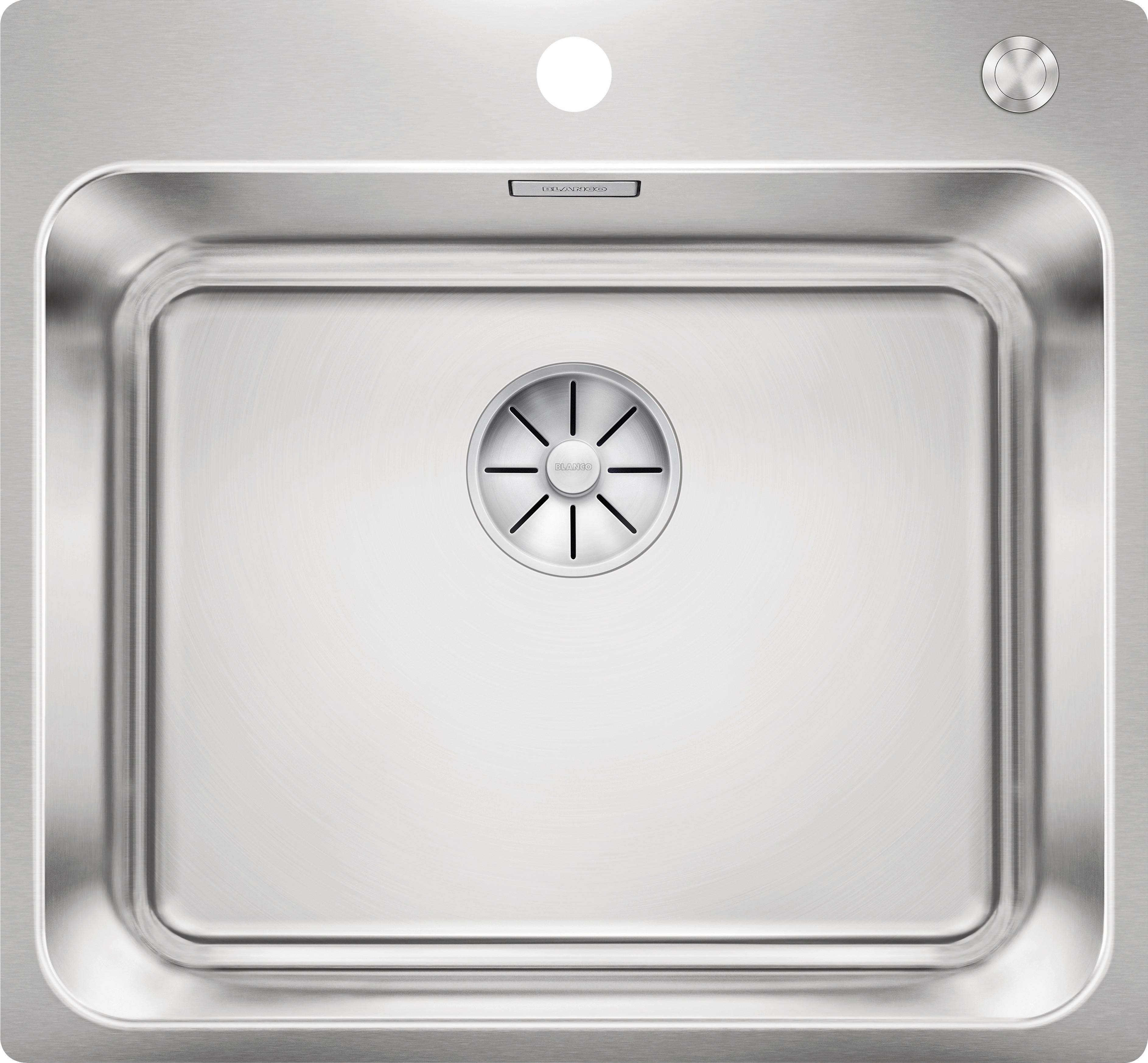 Spüle 526124 in Edelstahlfarben - Edelstahlfarben, MODERN (54/50cm) - Blanco