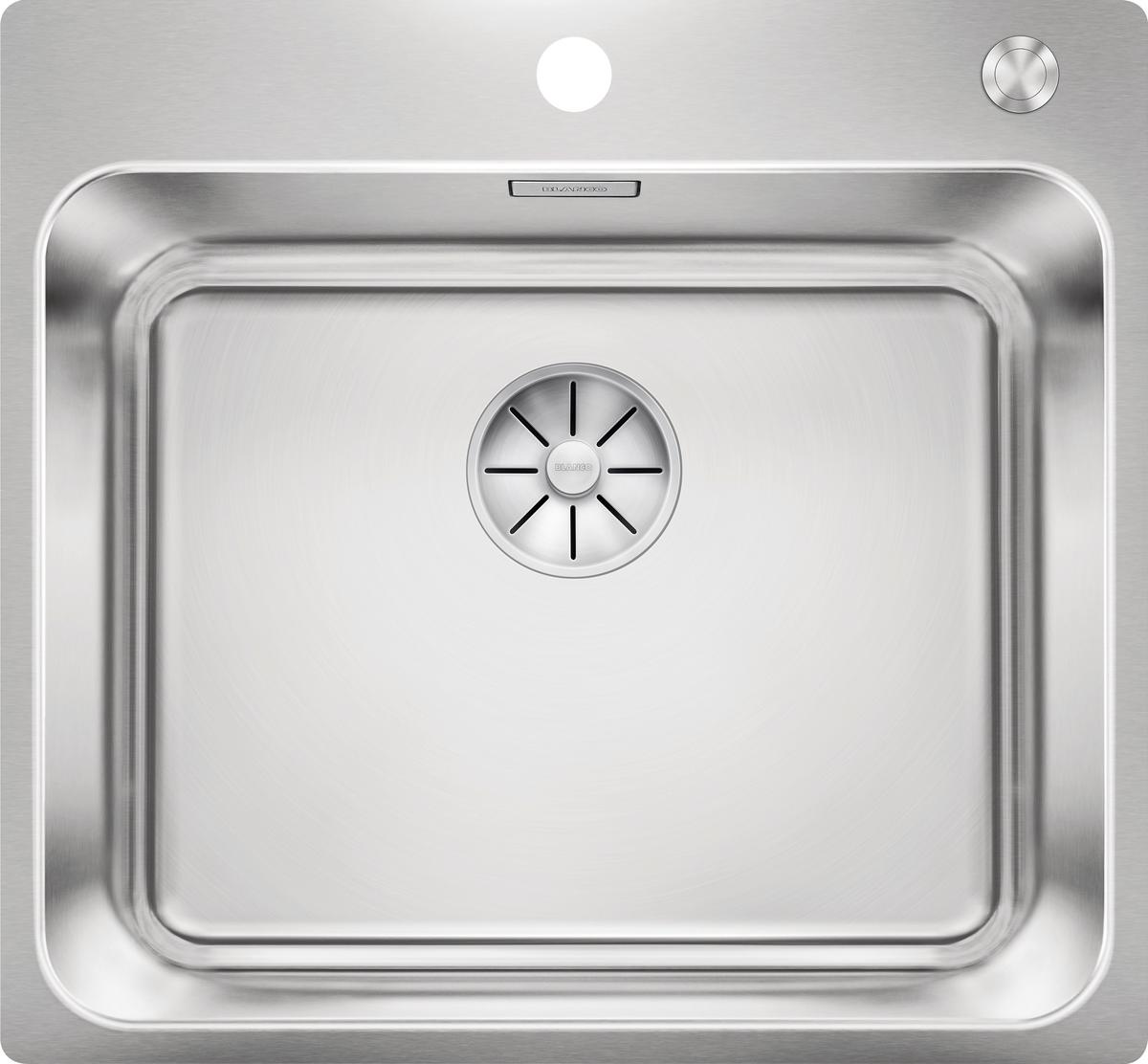 Spüle 526124 in Edelstahlfarben - Edelstahlfarben, MODERN (54/50cm) - Blanco