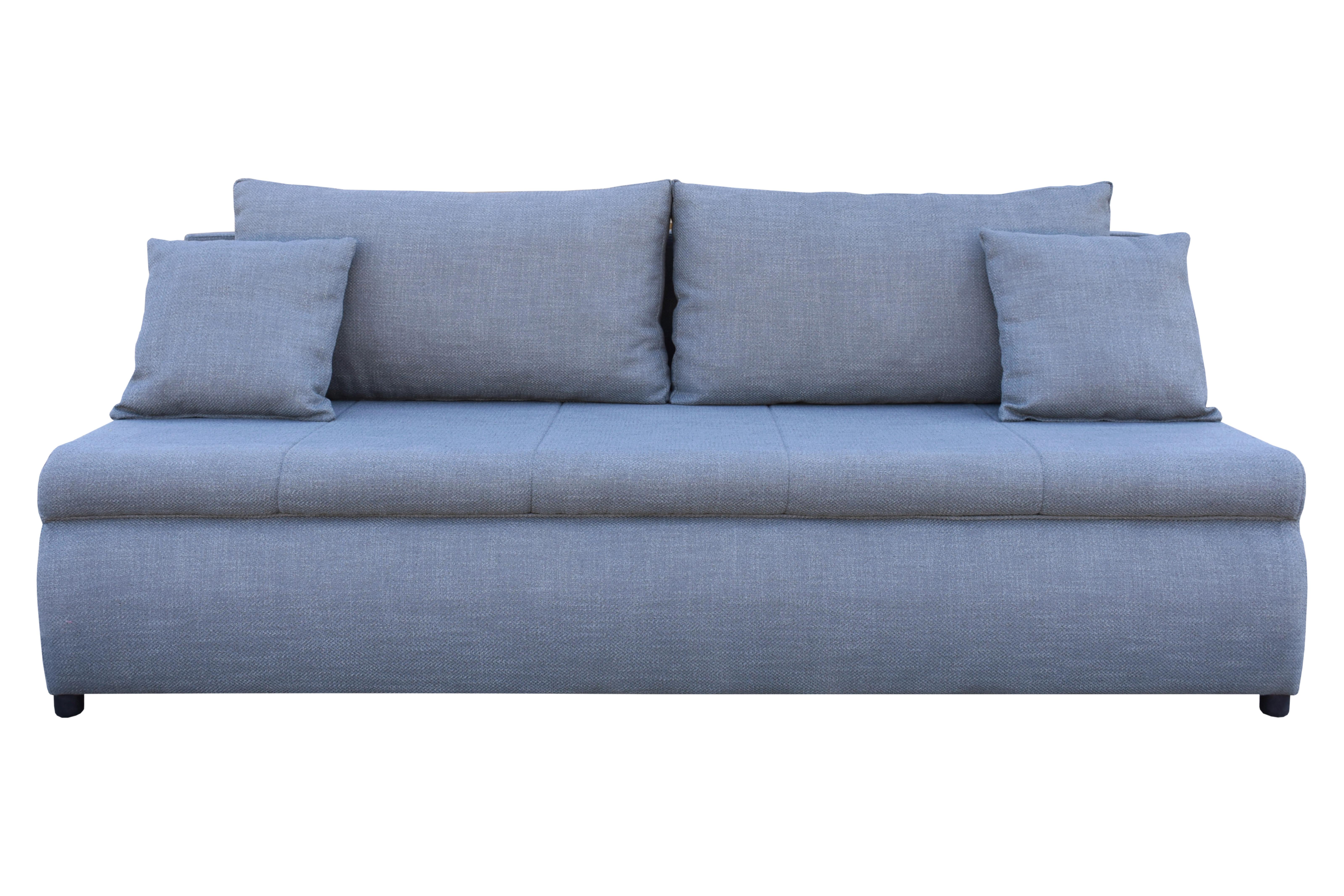 Trosed Na Razvlačenje Eloise - siva/crna, Moderno, drvo/tekstil (200/95cm)