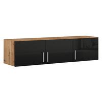Nastavek Za Omaro Celle Extra, Temno Siva, Barva Hrasta - srebrne barve/temno siva, Design, umetna masa/leseni material (136/39/54cm) - Mömax