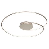 LAMPA SUFITOWA LED BIRMINGHAM *SBN* - kolor niklowy, Lifestyle, tworzywo sztuczne/metal (67/10cm) - Novel