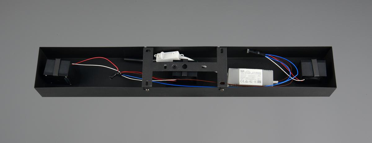 Led Függőlámpa Sestine 3 Égős - fekete, Modern, műanyag/fém (60/9/150cm) - Mömax