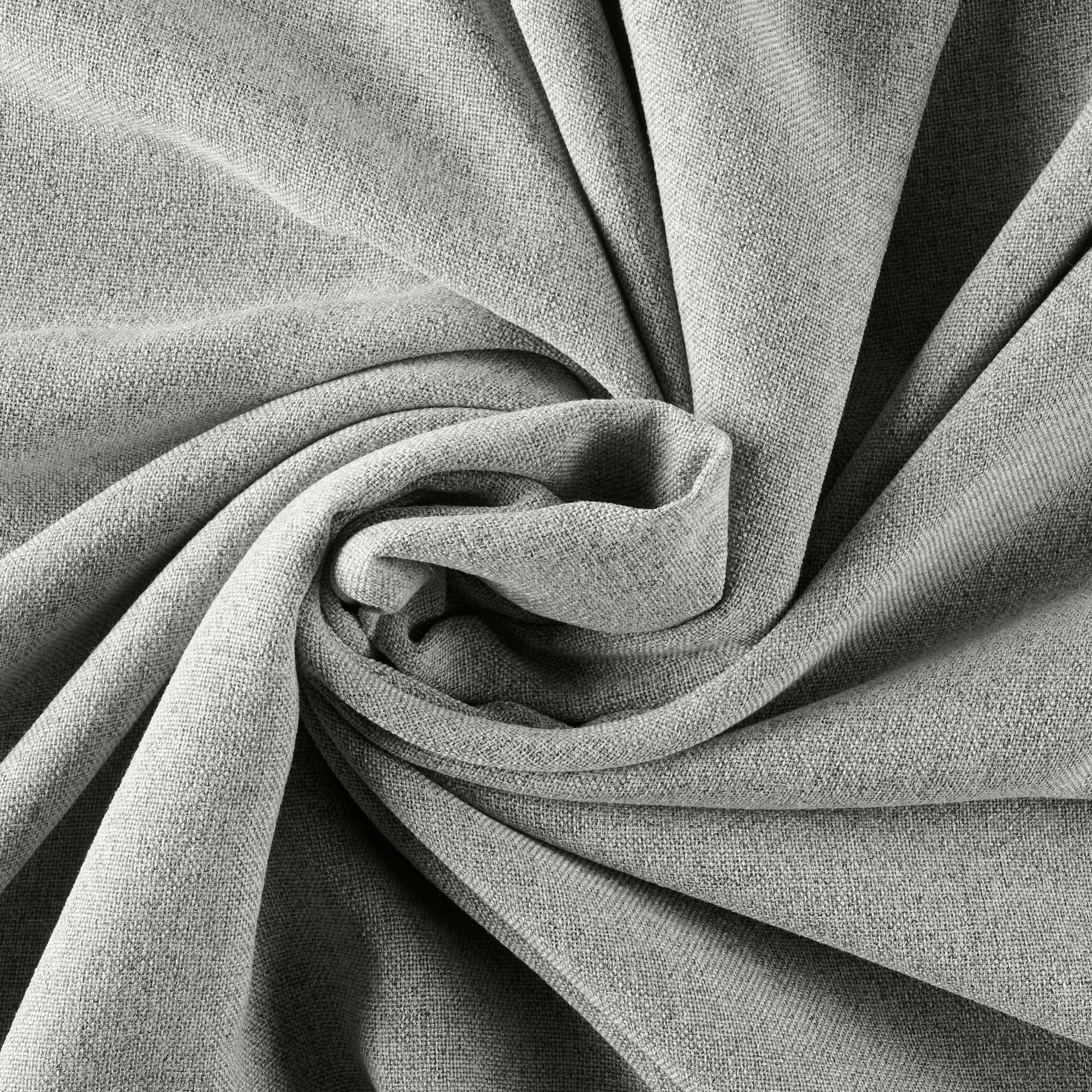 Fertigvorhang Ben Silberfarben ca. 135x245cm - Silberfarben, MODERN, Textil (135/245cm) - Modern Living
