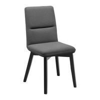 Stuhl Canon in Schlammfarben - Schlammfarben/Schwarz, Konventionell, Holz/Textil (49/88/61cm) - Based