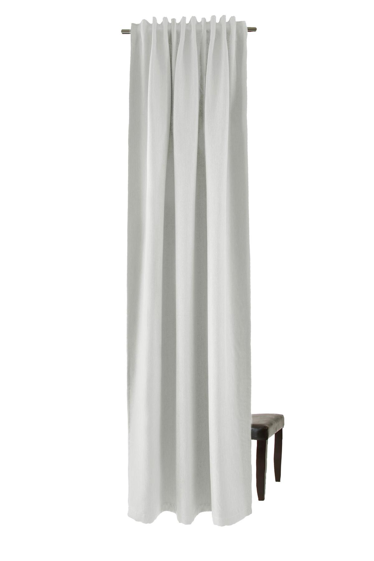ZASŁONA TERMICZNA MILTON - biały, Basics, tkanina (140/245cm)