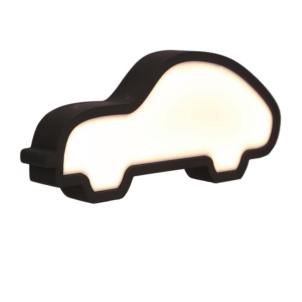 Dječja Stolna Svjetiljka Car - crna, Basics, drvni materijal/plastika (35/3.5/14cm)