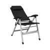 CHAISE DE JARDIN GERI - noir/couleur argent, Basics, métal/textile (74/117/60cm)