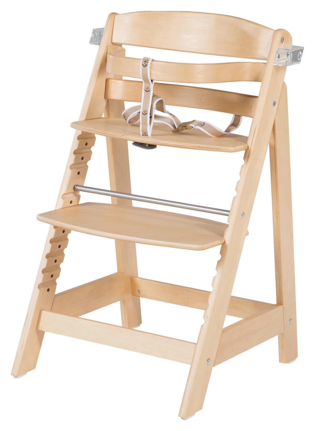 Hochstuhl Sit Up Click & Fun Naturfarben - Naturfarben, KONVENTIONELL, Holzwerkstoff (50/80/54cm) - Roba