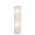 Lampadar Francesco -based- -top- - Culoare crom/Alb, KONVENTIONELL, Hârtie/Metal (27,5/120cm) - BASED
