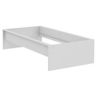 Bettrahmen Unit 90 in Weiss - Weiss, Konventionell, Holzwerkstoff (90/200cm) - Based