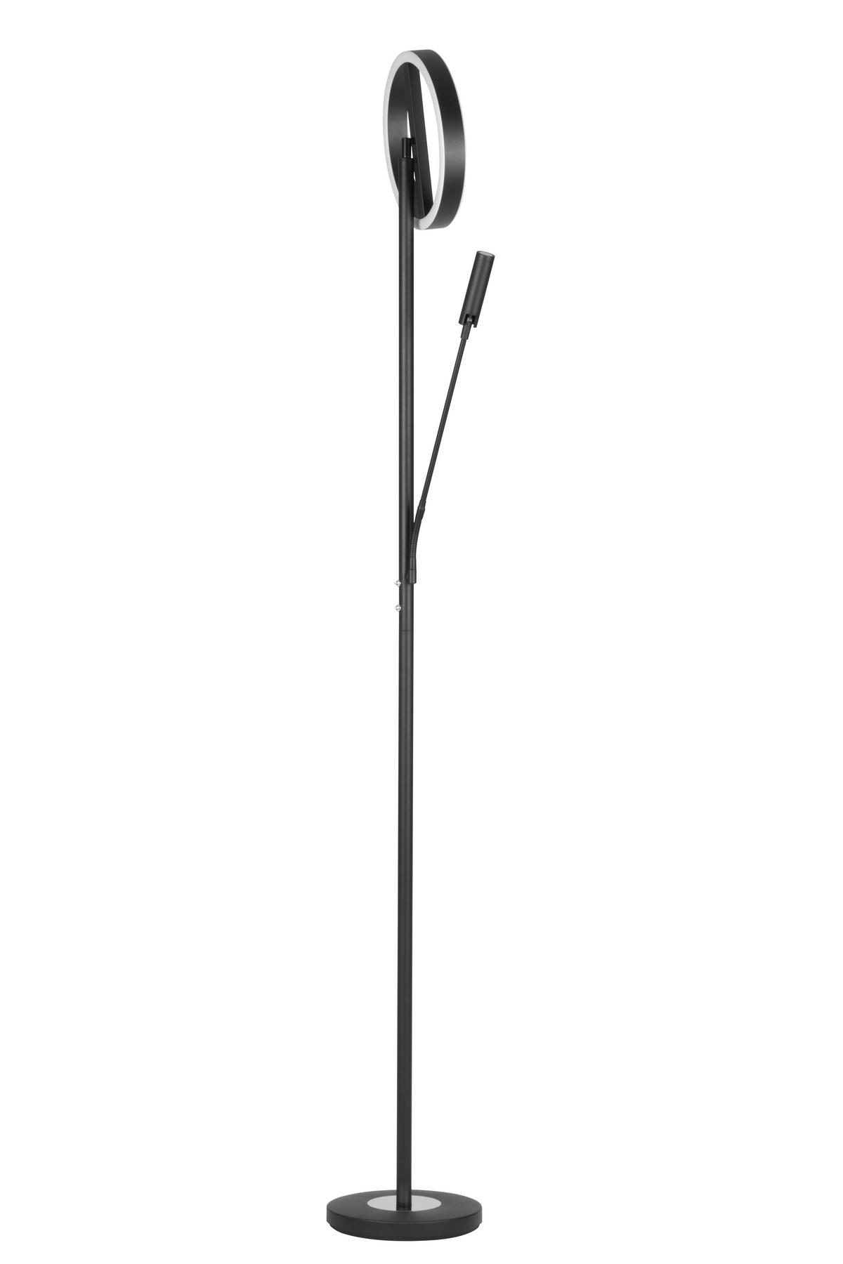 LAMPA LED OŚWIETLAJĄCA SUFIT WORTHING *SBN* - czarny/biały, Design, tworzywo sztuczne/metal (28/180cm) - Novel