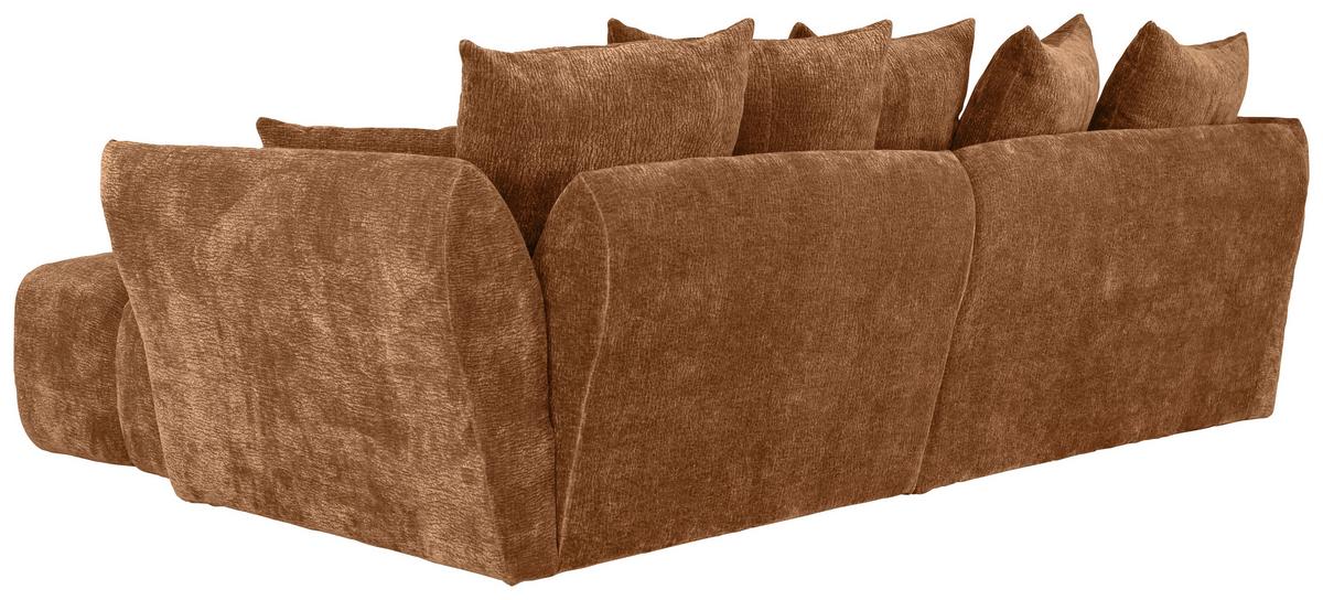 Kutna Garnitura Cammellio - narančasta/crna, Moderno, tekstil (296/189cm) - Mömax