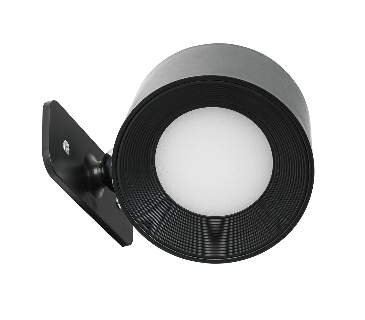 KINKIET AKUMULATOROWY SPOT *SBN* - czarny, Basics, tworzywo sztuczne/metal (9,2/8/4,5cm) - Novel