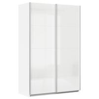 DULAP USI CULISANTE FELDKIRCH - alb/alb lucios intens, Modern, material pe bază de lemn (136/210/62cm)