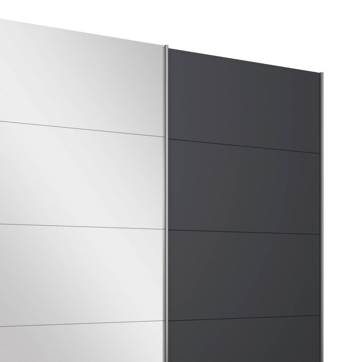 DULAP CU UșI CULISANTE MIAMI - gri, Modern, material pe bază de lemn (361/210/62cm)