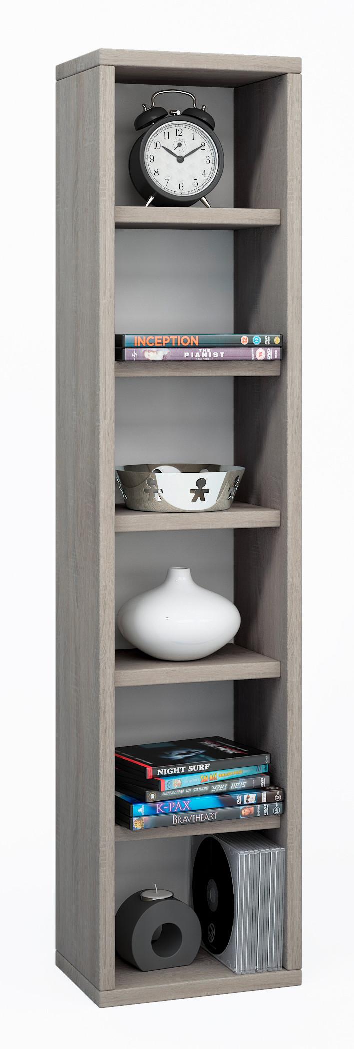 CD-Regal Elementa Eichefarben - Eichefarben, Basics, Holzwerkstoff (21/97,4/20cm)