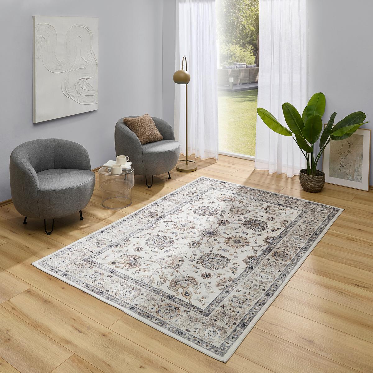 DYWAN VINTAGE CLASSIC EDITION - beżowy, Trend, tkanina (160/230cm) - Novel