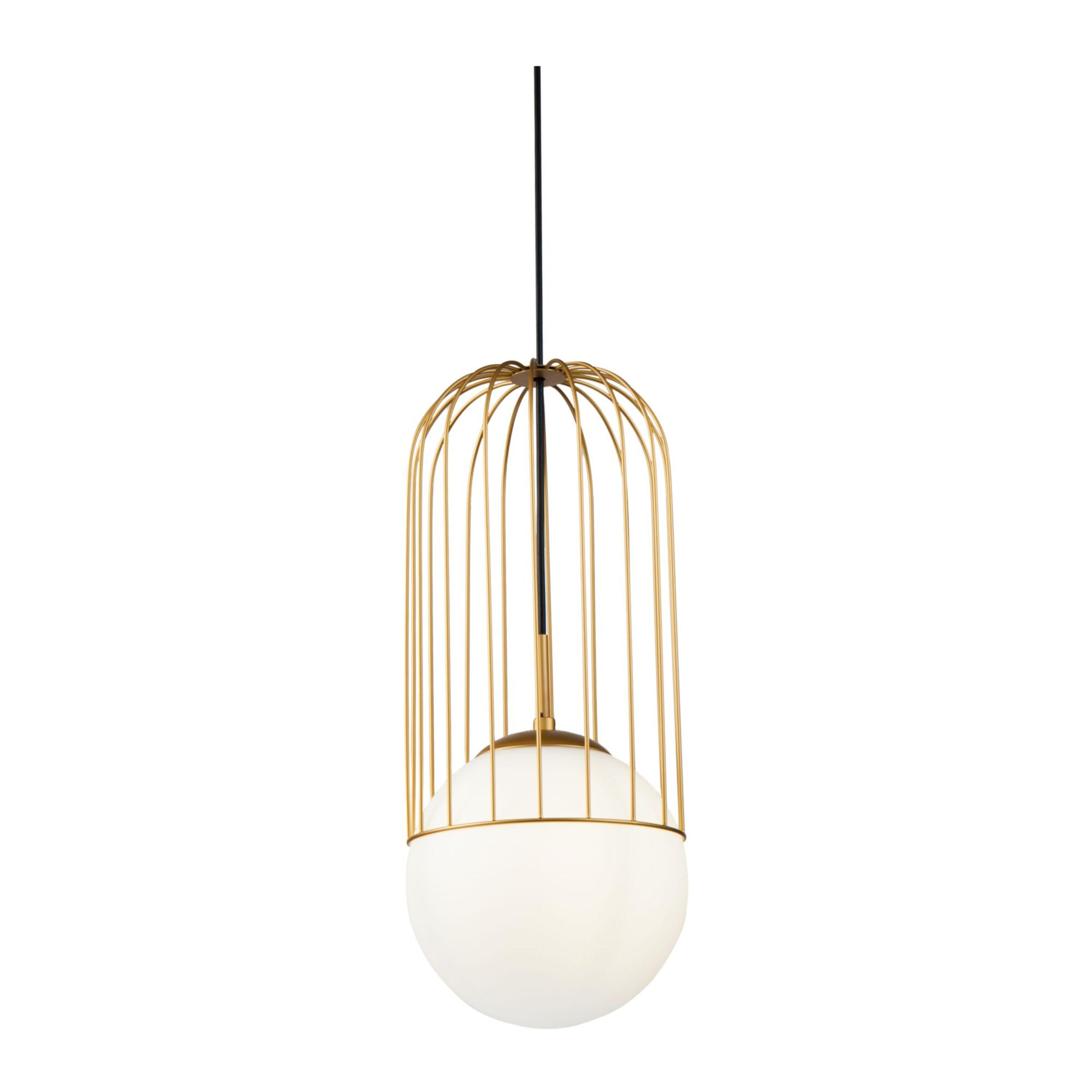Pendelleuchte Telford Goldfarben max. 60 Watt - Goldfarben, Basics, Glas/Metall (20/48cm) - MAYTONI