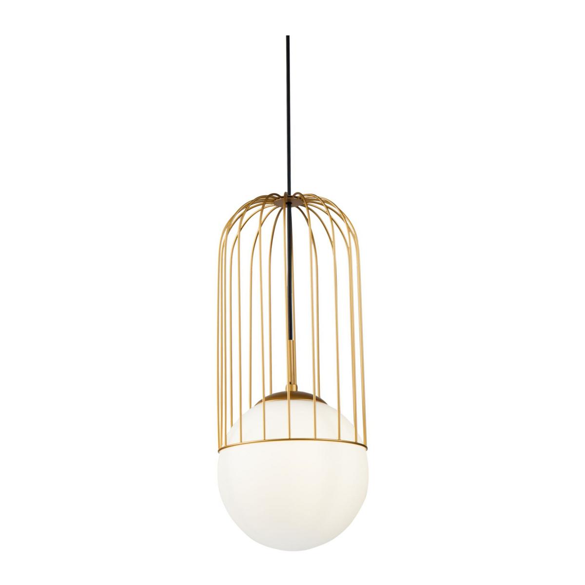 Pendelleuchte Telford Goldfarben max. 60 Watt - Goldfarben, Basics, Glas/Metall (20/48cm) - MAYTONI