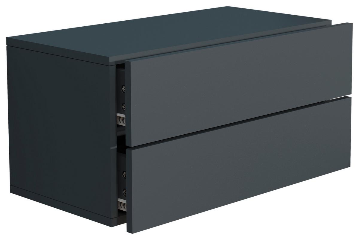 Nočna Omarica Usal L 60, Siva - antracit, Moderno, leseni material (60/30/32cm) - MID.YOU