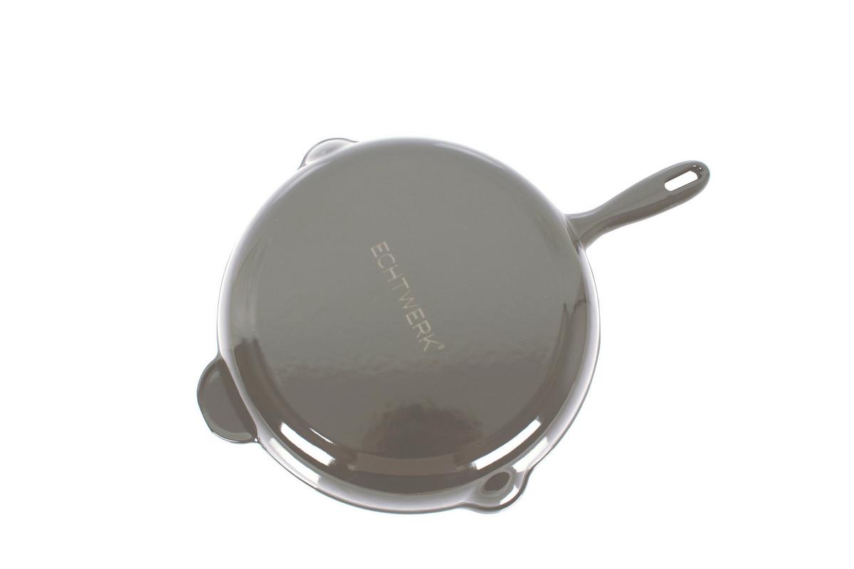 Tigaie cca. 27 cm - gri, Basics, metal (42,5/27/4,5cm) - Echtwerk
