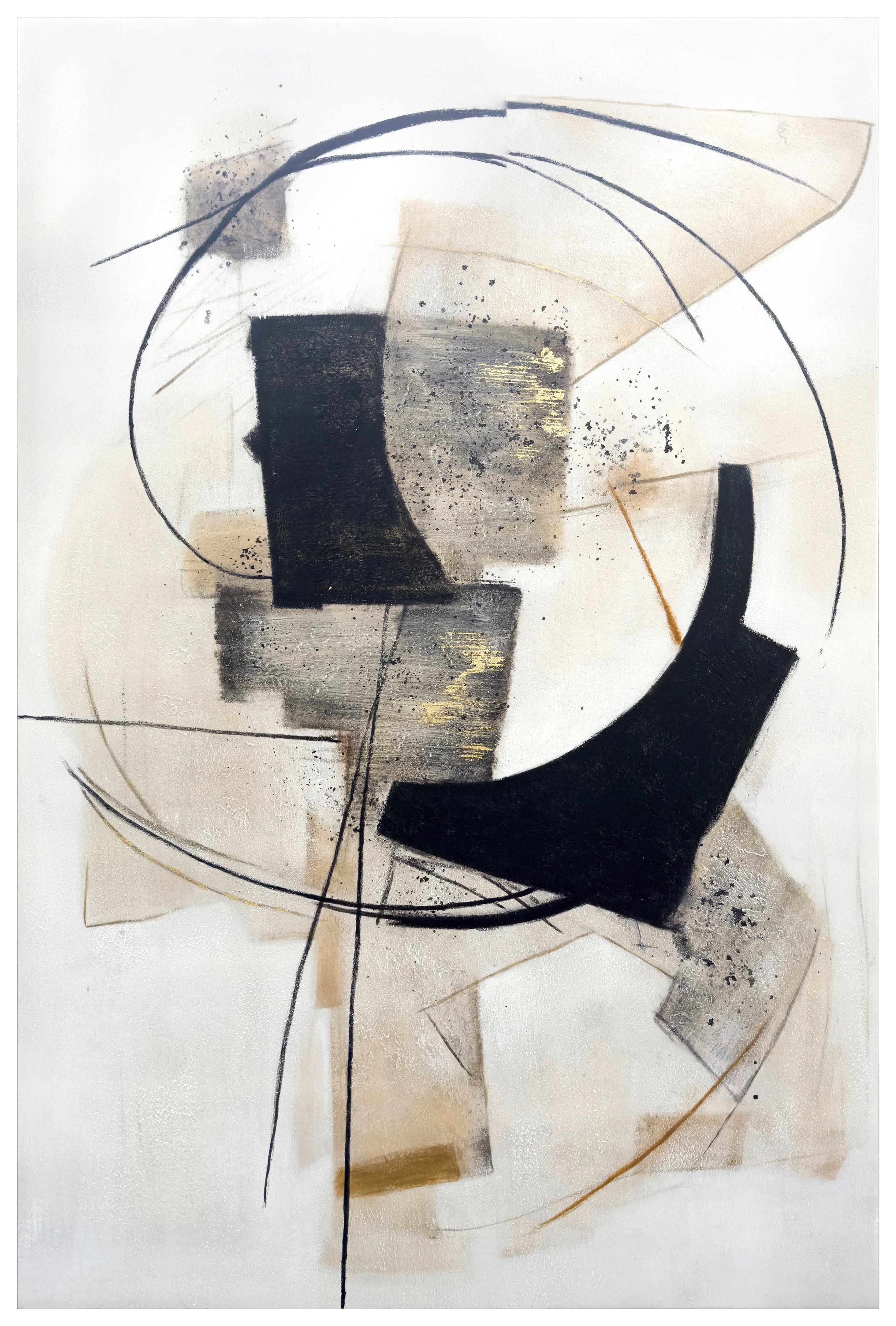 Keilrahmenbild Acrly Multicolor ca. 80x120cm - Multicolor, KONVENTIONELL, Holz/Textil (80/120/3,5cm) - Premium Living