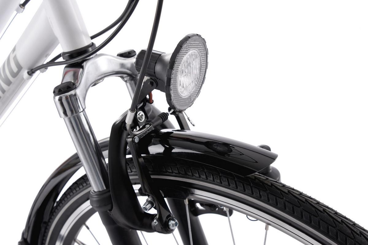 TREKKINGRAD Damen 28'' Montreal RH 48cm - Weiß, Basics, Metall (180/70/80cm) - Da Capo