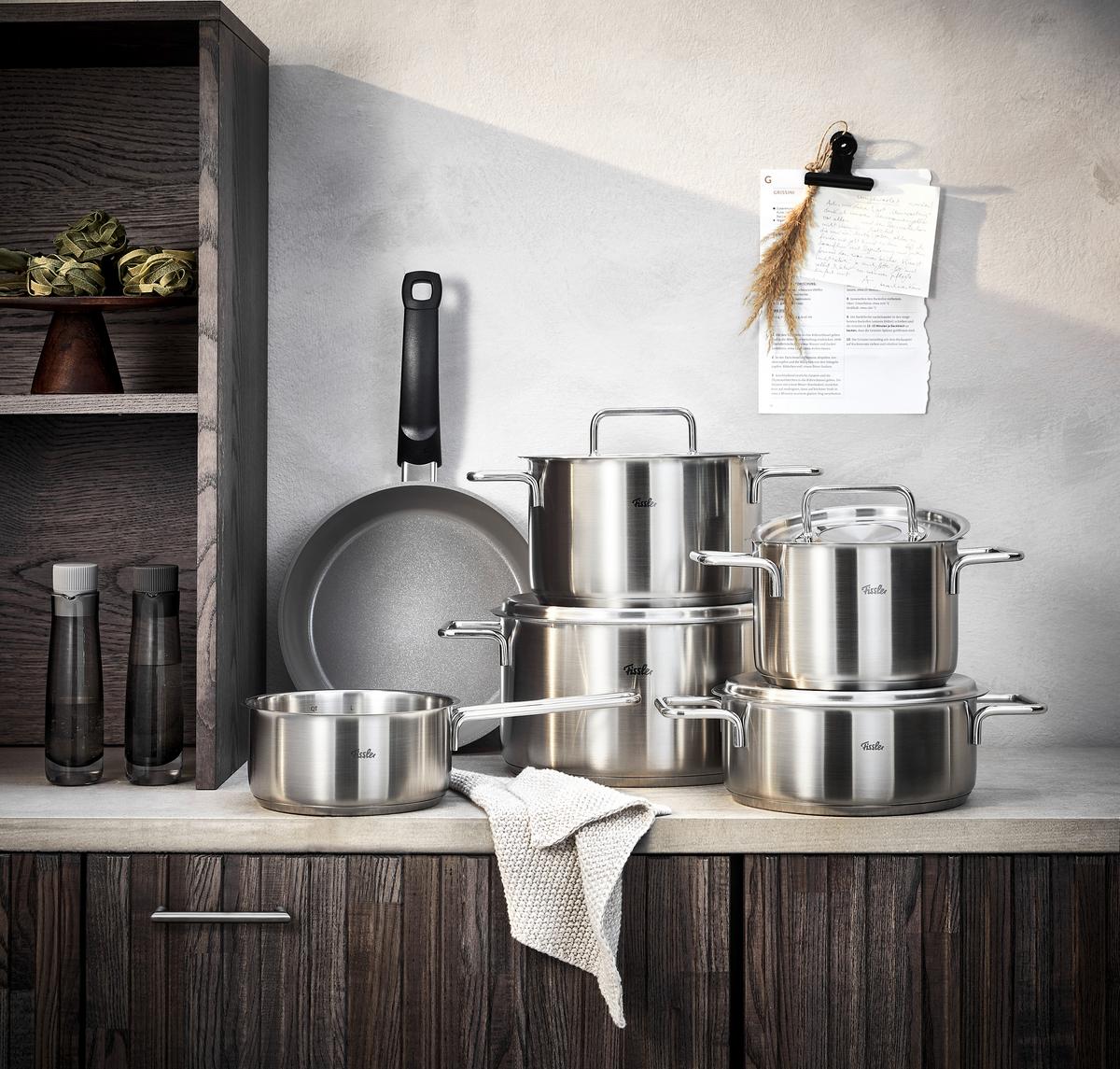ZESTAW GARNKÓW 086-224-06-000/0 FISSLER - kolor srebrny, Basics, metal - Fissler