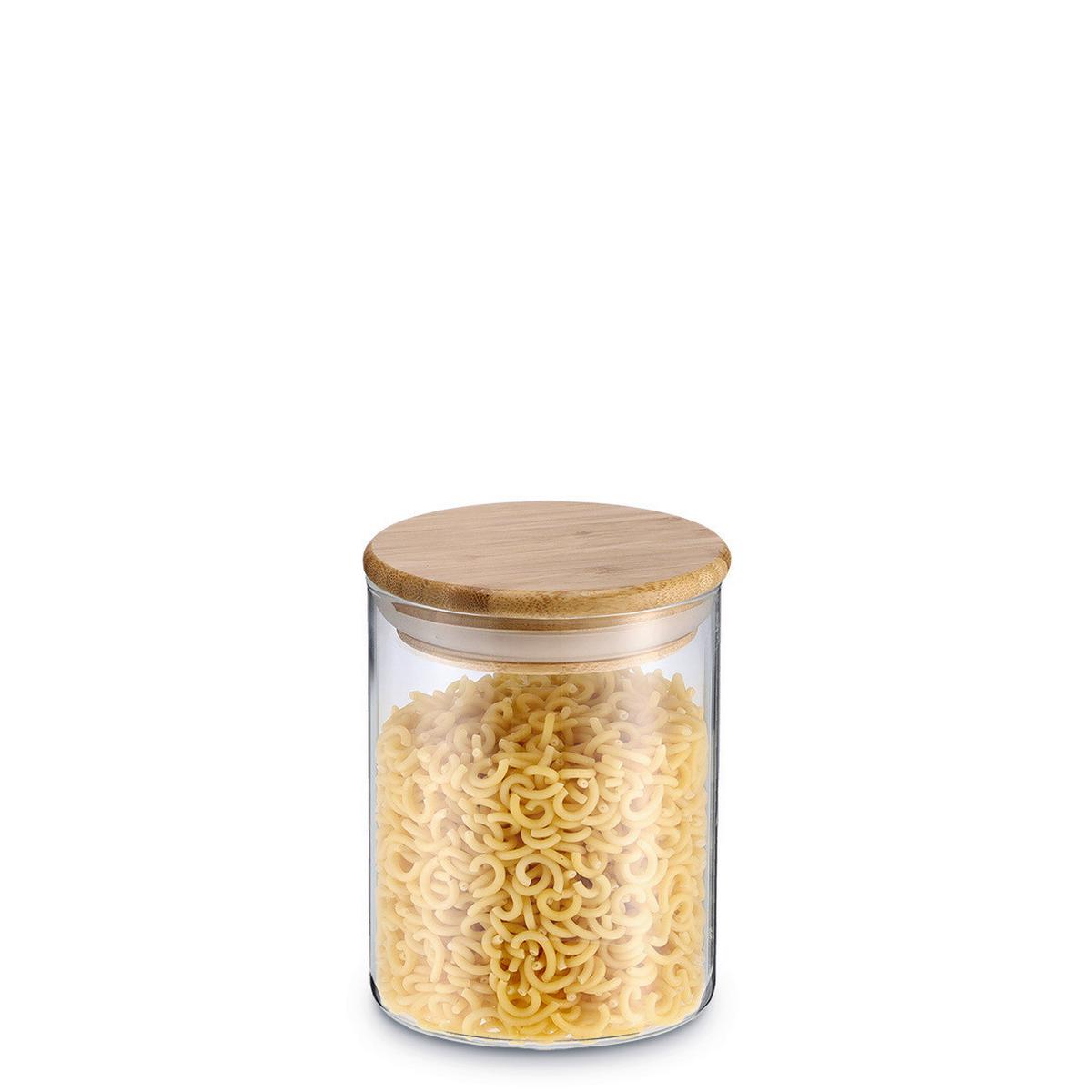 Vorratsgläserset Naturfarben - Naturfarben, Basics, Glas/Holz (40/46,5/28cm) - Zeller Present