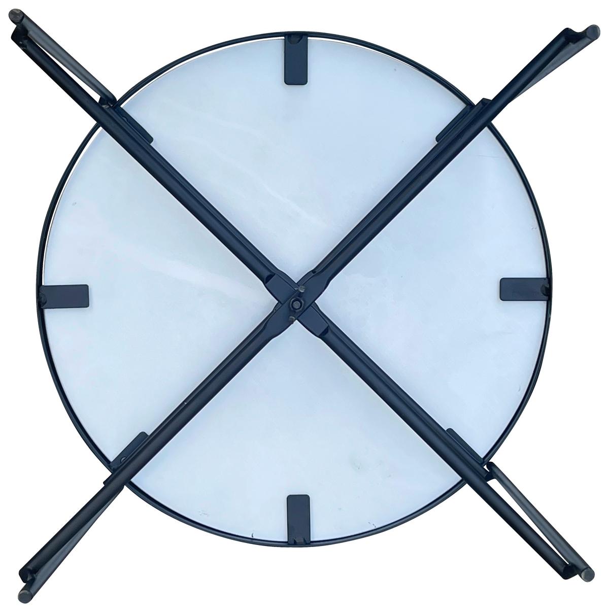 Masă auxiliară MIRELLA 2 - negru, Modern, sticlă/metal (40/40/40cm) - Modern Living