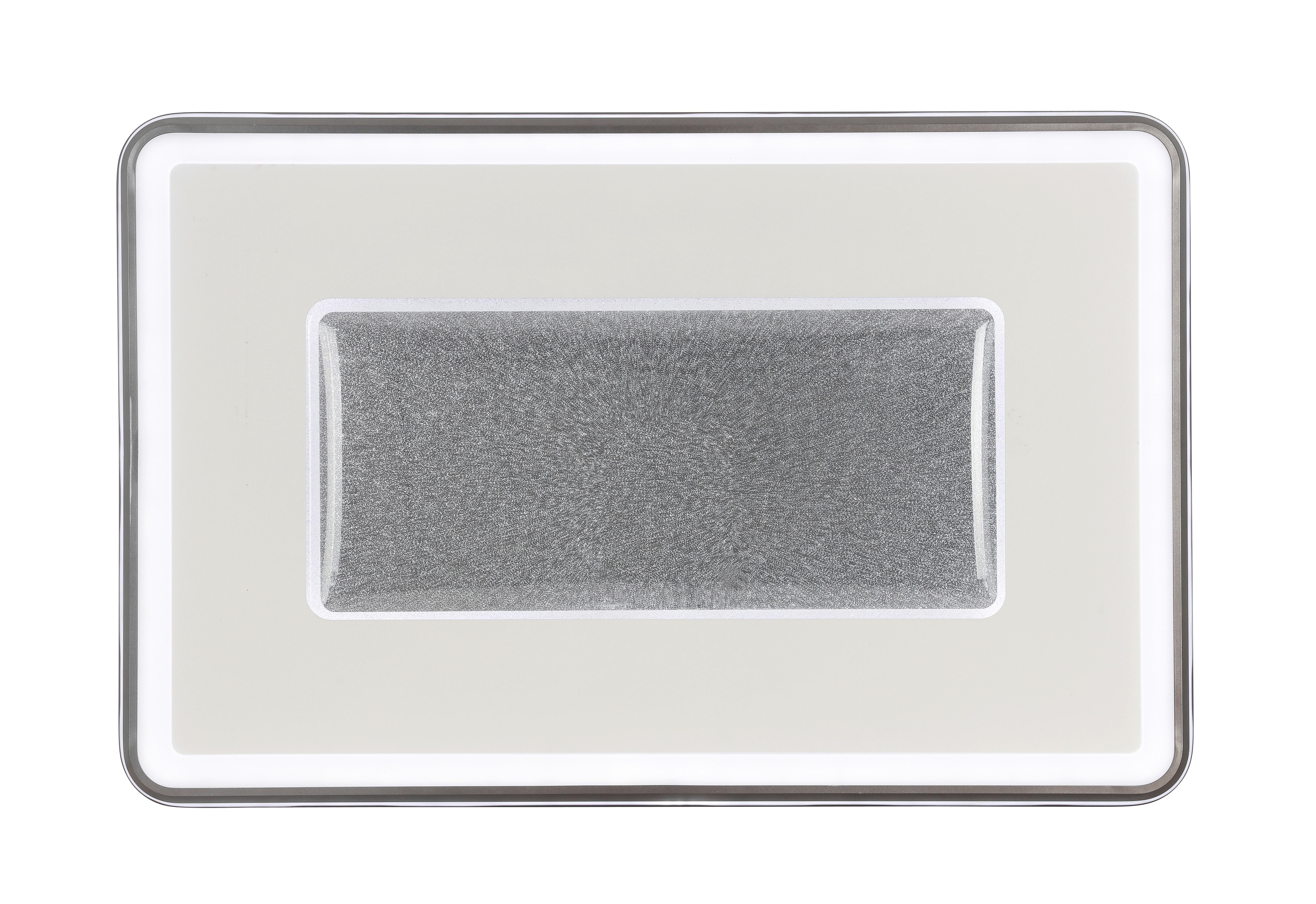 LED-TAKLAMPA BIG - vit/mörkgrå, Modern, metall/plast (108/68/7,5cm) - Premium Living
