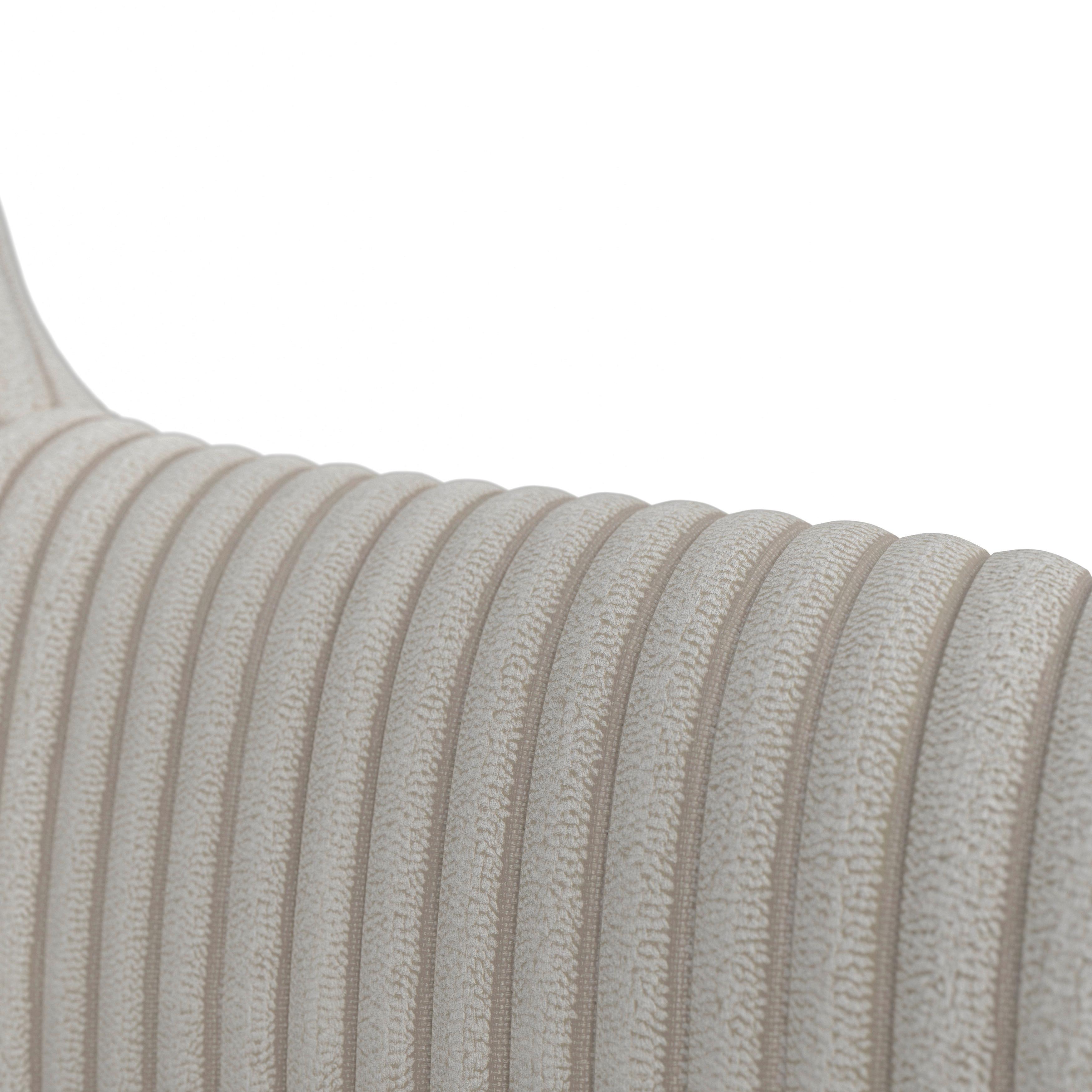 STOL MED ARMSTÖD MATTIA - beige/ekfärgad, Modern, metall/trä (56/87/61cm) - Bessagi Home