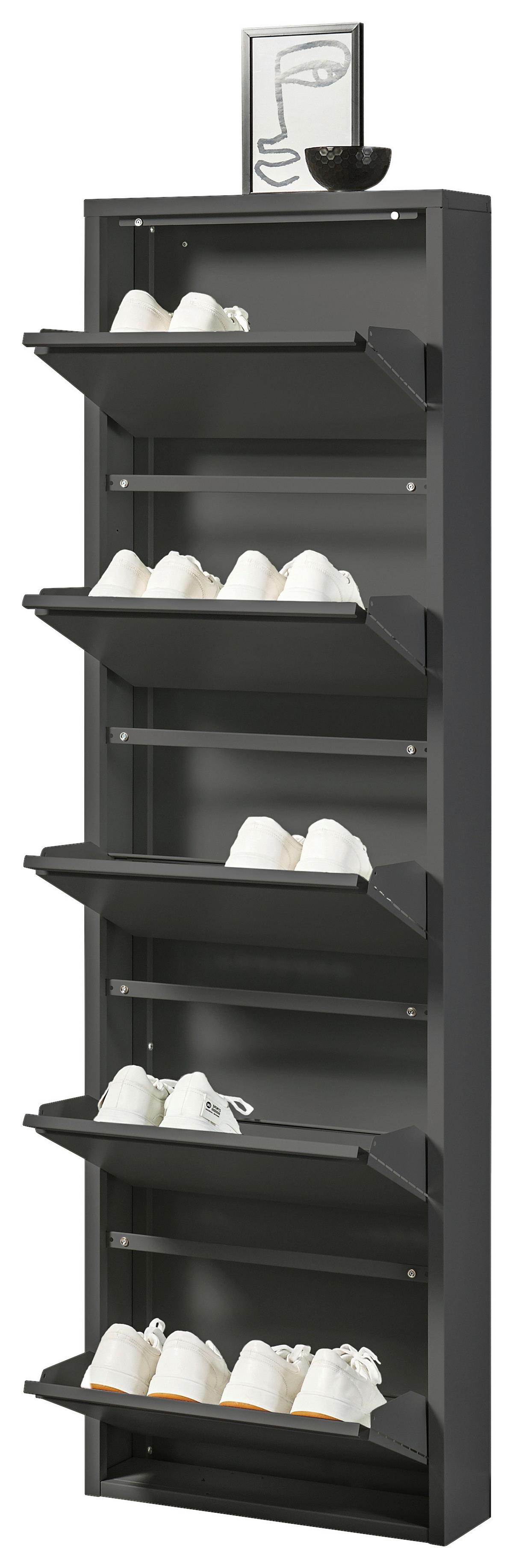 Schuhkipper Bert Anthrazit - Anthrazit, KONVENTIONELL, Metall (51/170/16cm) - Mömax