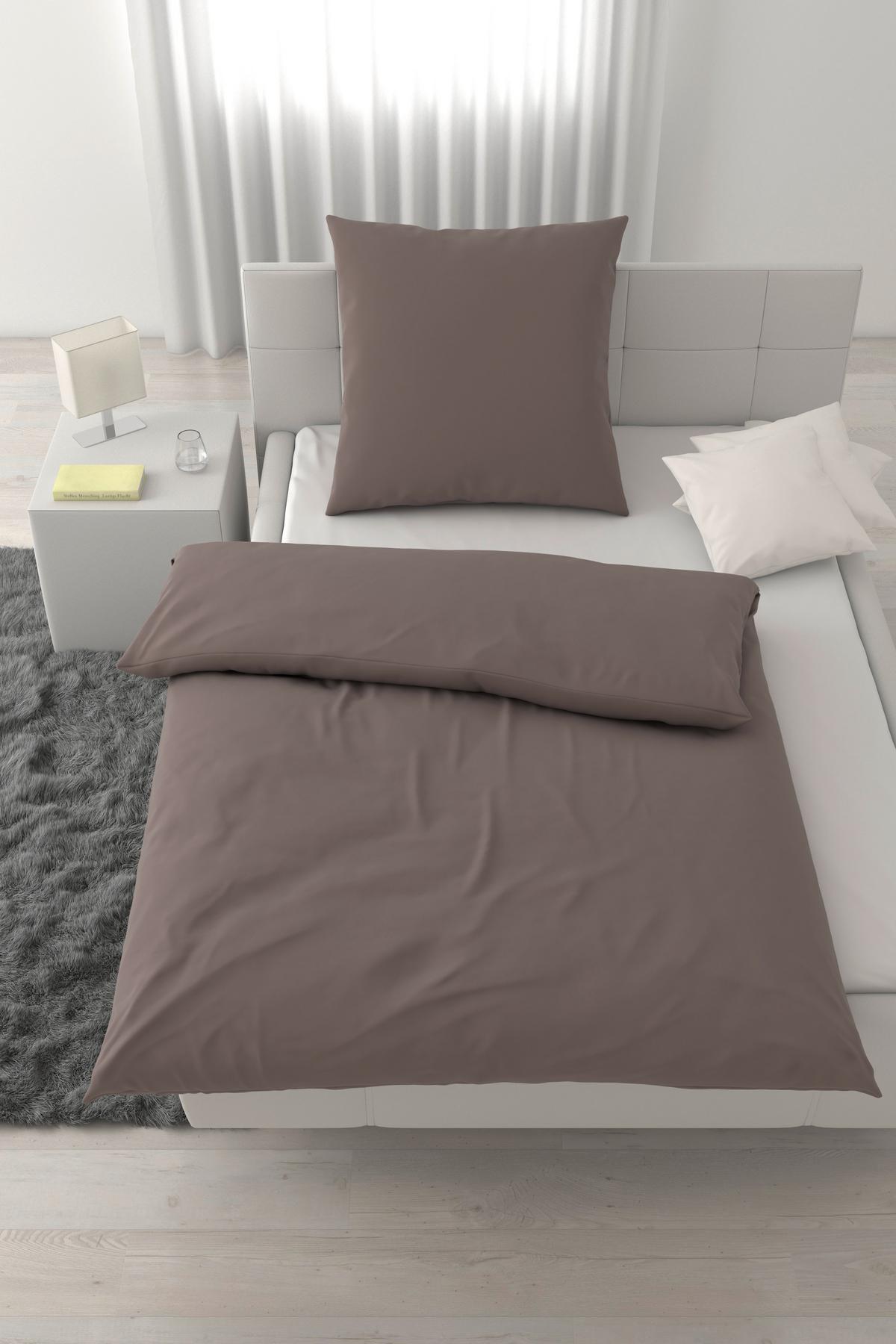 Bettwäsche Elena Grau ca. 135x200cm - MODERN, Textil (135/200cm) - Mömax