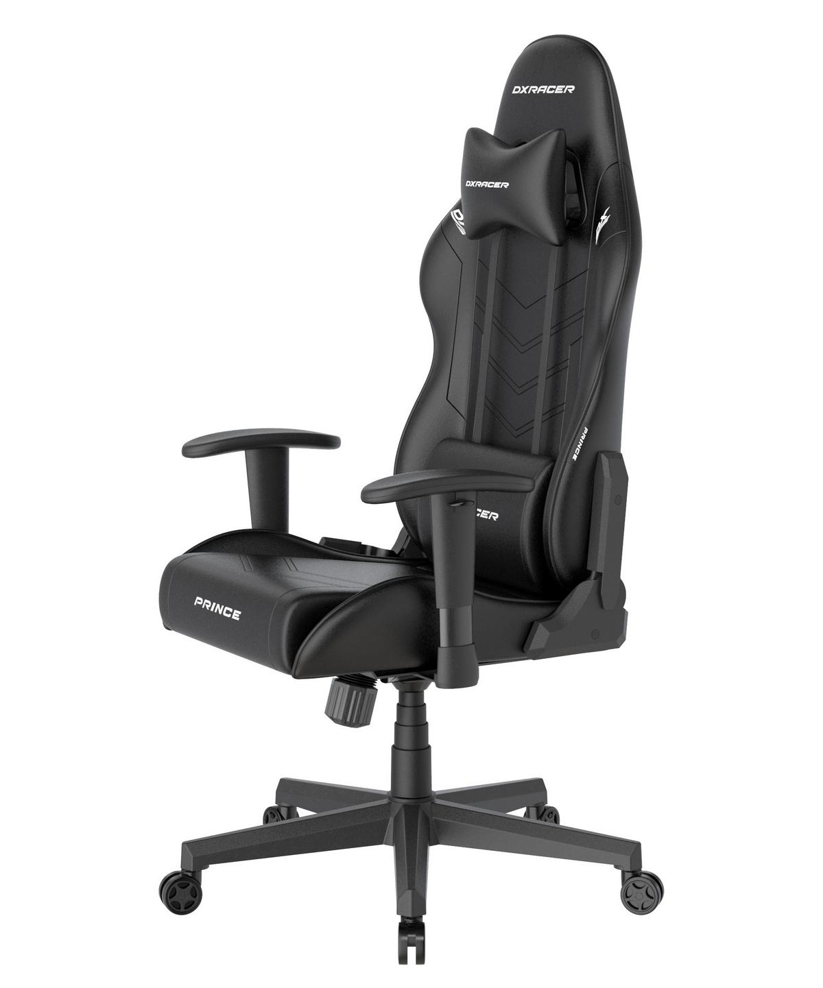 Gamingstuhl Prince Schwarz - Schwarz, KONVENTIONELL, Kunststoff/Textil (70/132/70cm) - Dxracer
