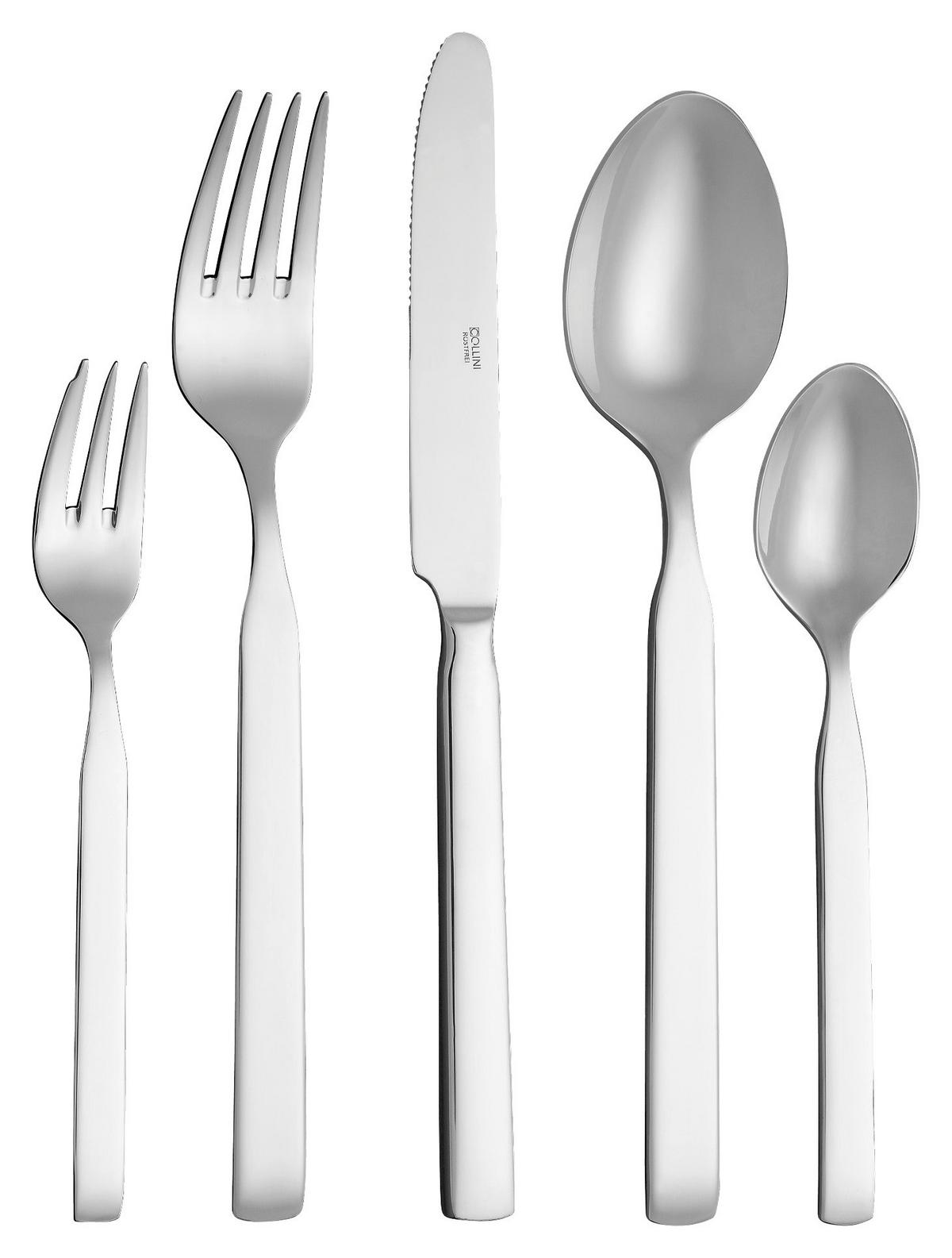 ZESTAW SZTUĆCÓW HARMONY CR COLLINI - kolor srebrny, Modern, metal - Collini
