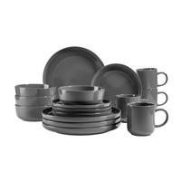 SET DE VAISSELLE 931960 GRAU POSTSICHER - gris, Basics, céramique (32/31,5/30cm) - Mäser