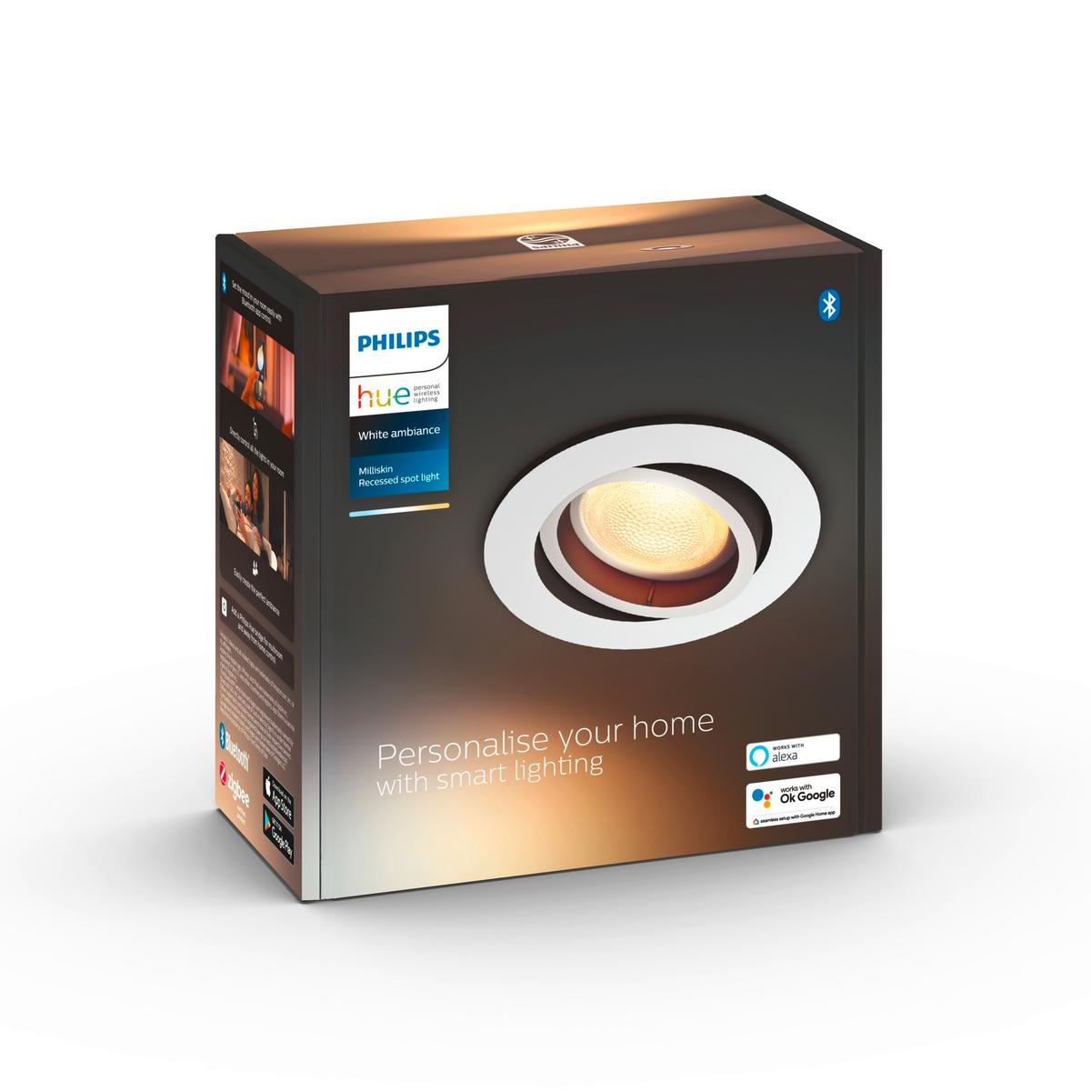 SPOT LED 33856200 HUE MILLISKIN - Basics (9cm) - Philips HUE