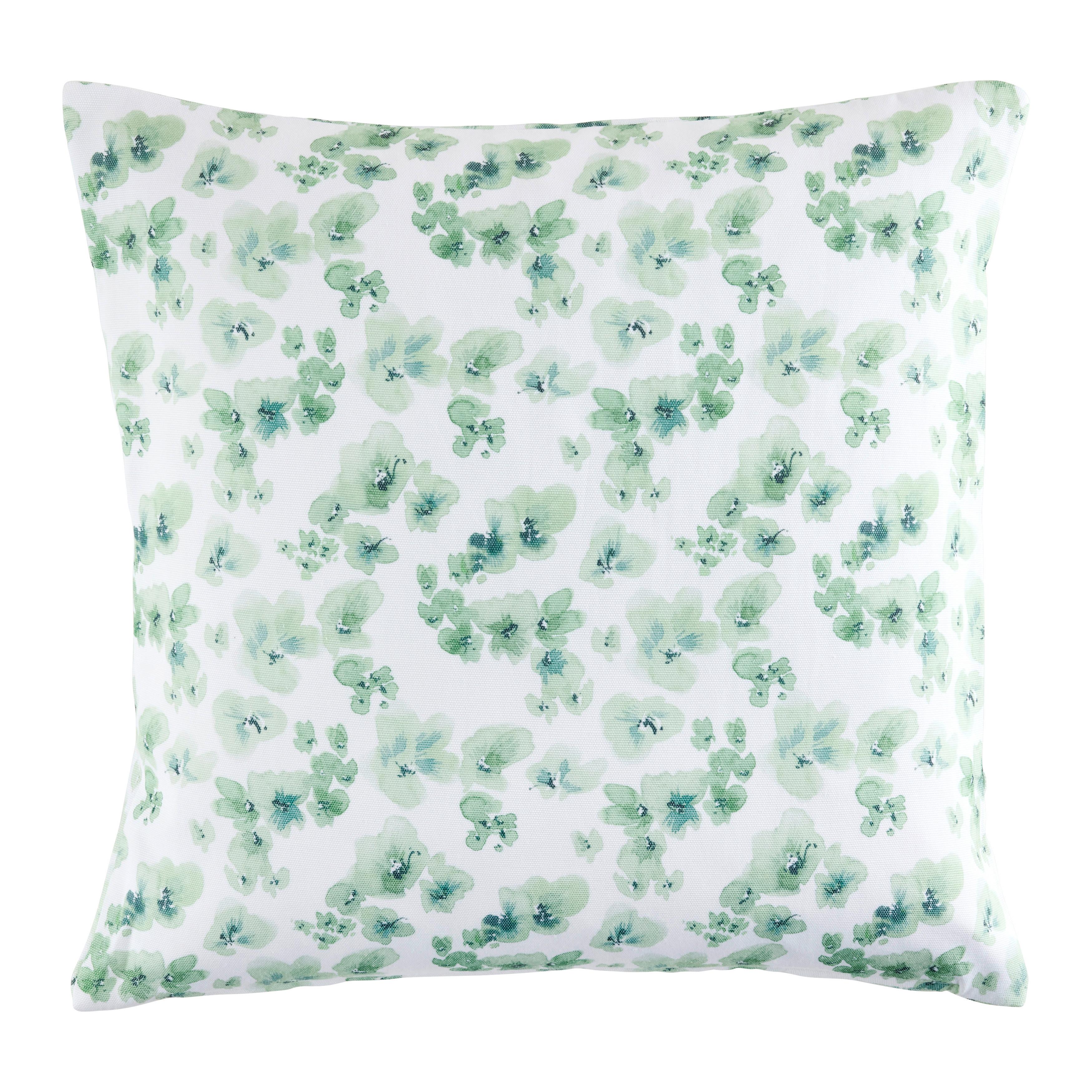 Prevleka Blazine Steffi - žajbljevo zelena, Romantika, tekstil (50/50cm) - Mary's