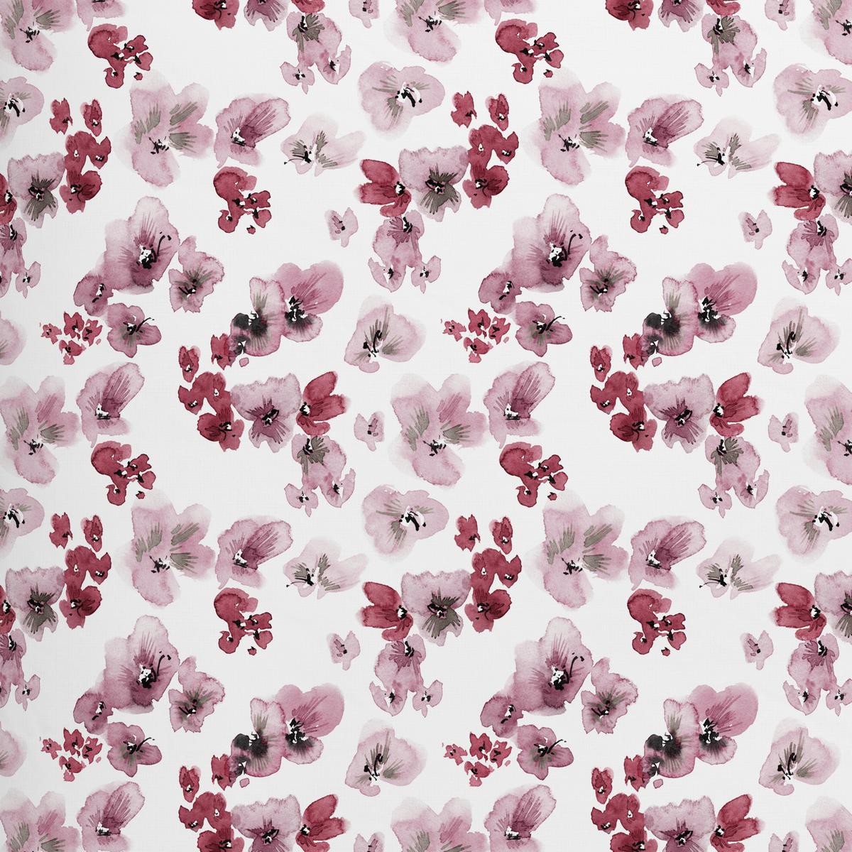 Bettwäsche Bio-Anna Weiß/Mauve ca. 135x200cm - Flieder/Mauve, Natur, Textil (135/200cm) - ecoTree