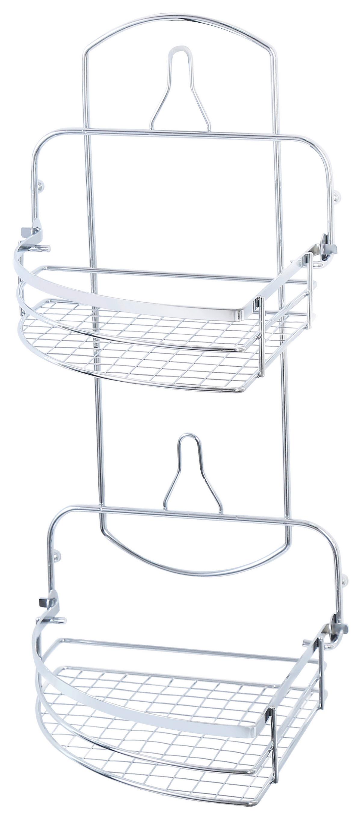 Regal Za Tuš Nizza - boje kroma, Konvencionalno, metal (15/27/15cm) - Ondega