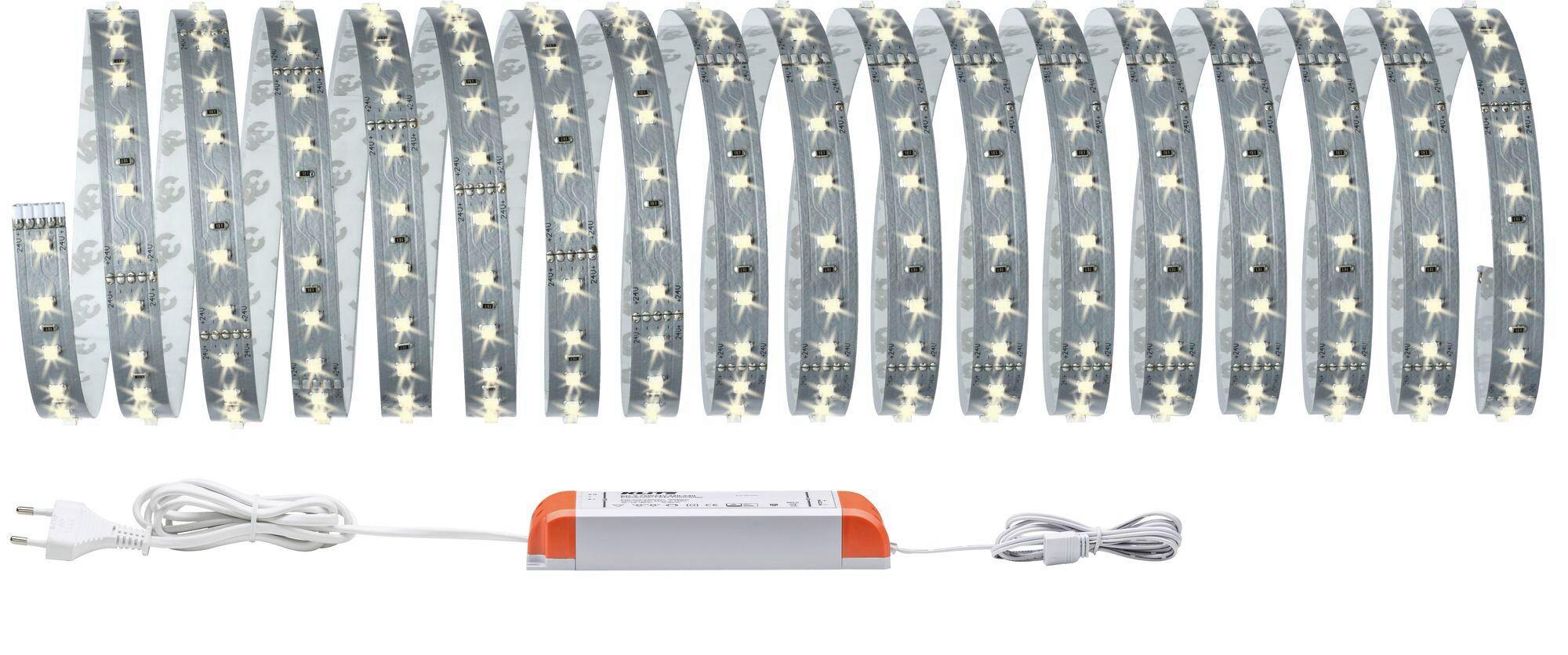 LED-Strip 70829 in Silberfarben max. 50 Watt - Silberfarben, Basics, Kunststoff (0,3cm) - Paulmann