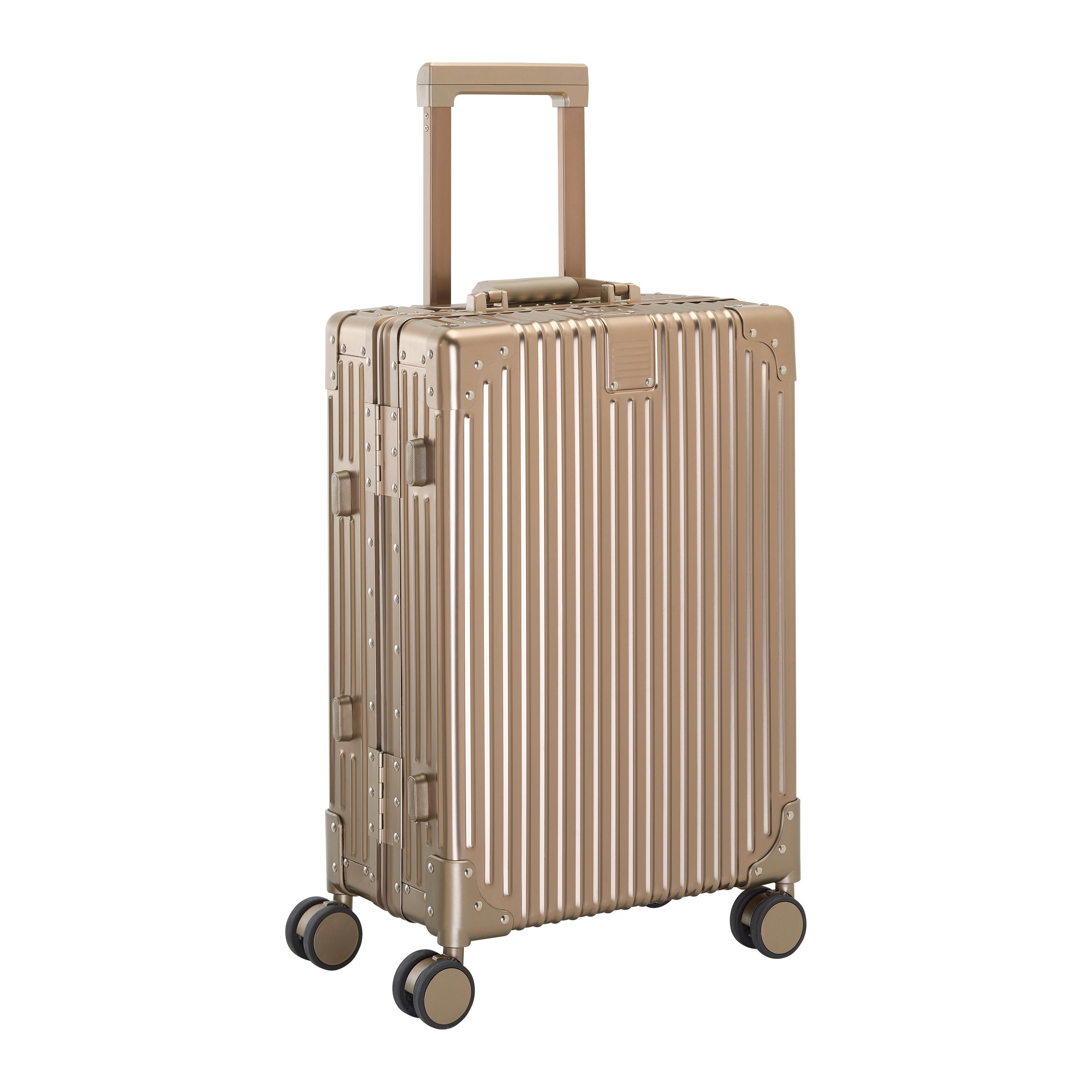 Reisekoffer Dubai Goldfarben - Goldfarben, KONVENTIONELL, Metall (56/36/22cm) - Mömax